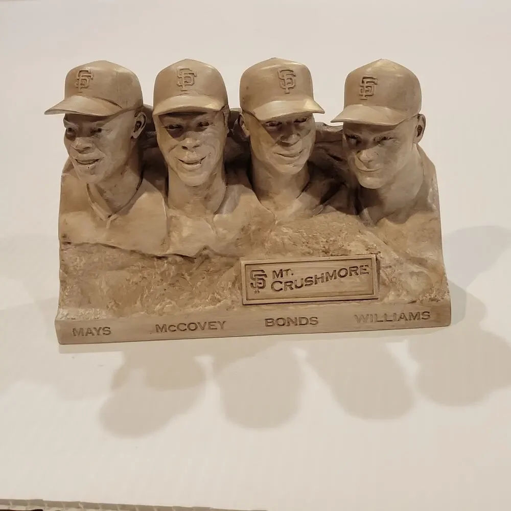 San Francisco Giants Mt. Crushmore Statue New in box Mays,McCovey,Bonds,Williams